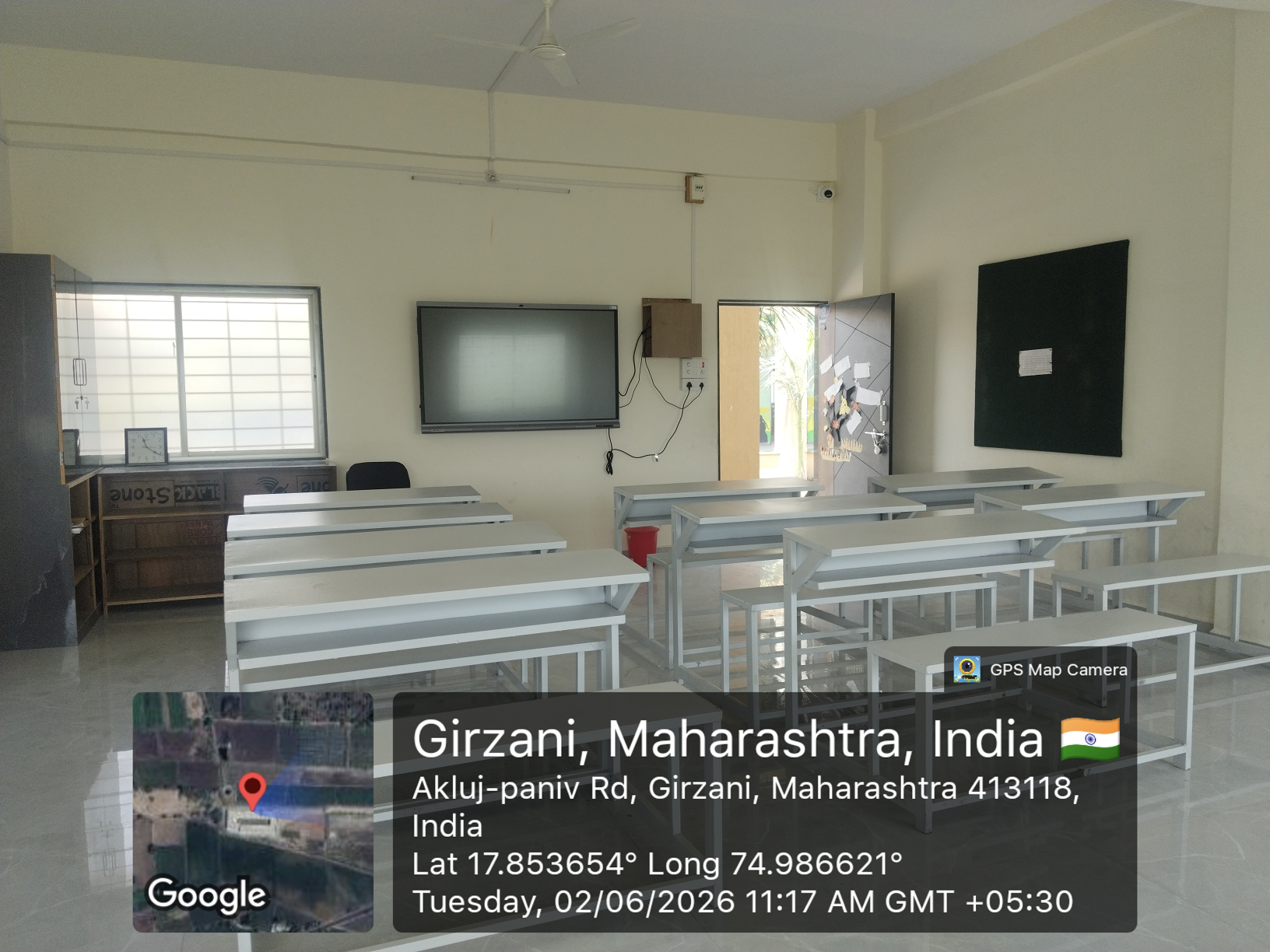 Language lab session on smart board